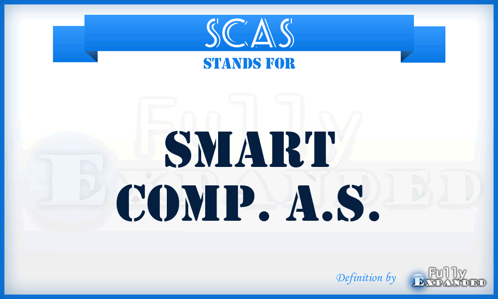 SCAS - Smart Comp. A.S.