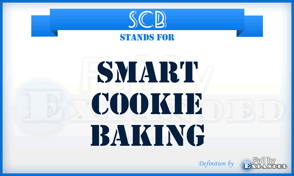 SCB - Smart Cookie Baking