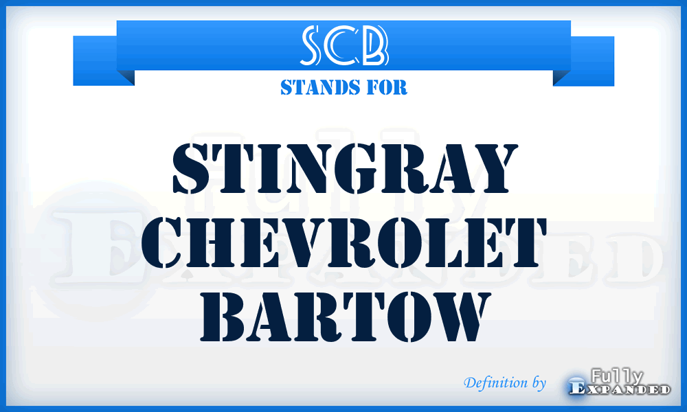 SCB - Stingray Chevrolet Bartow
