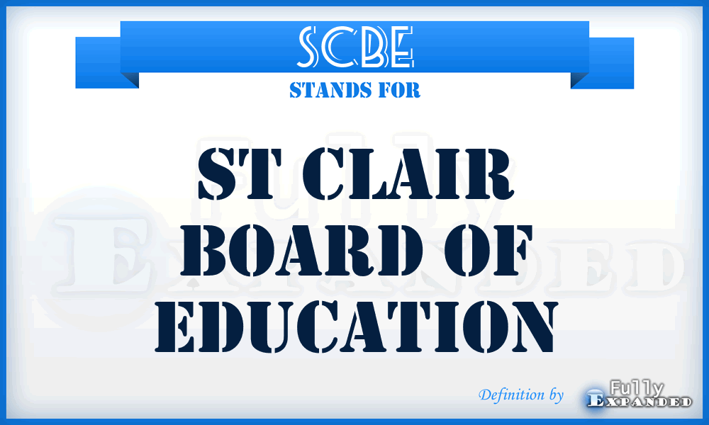 SCBE - St Clair Board of Education