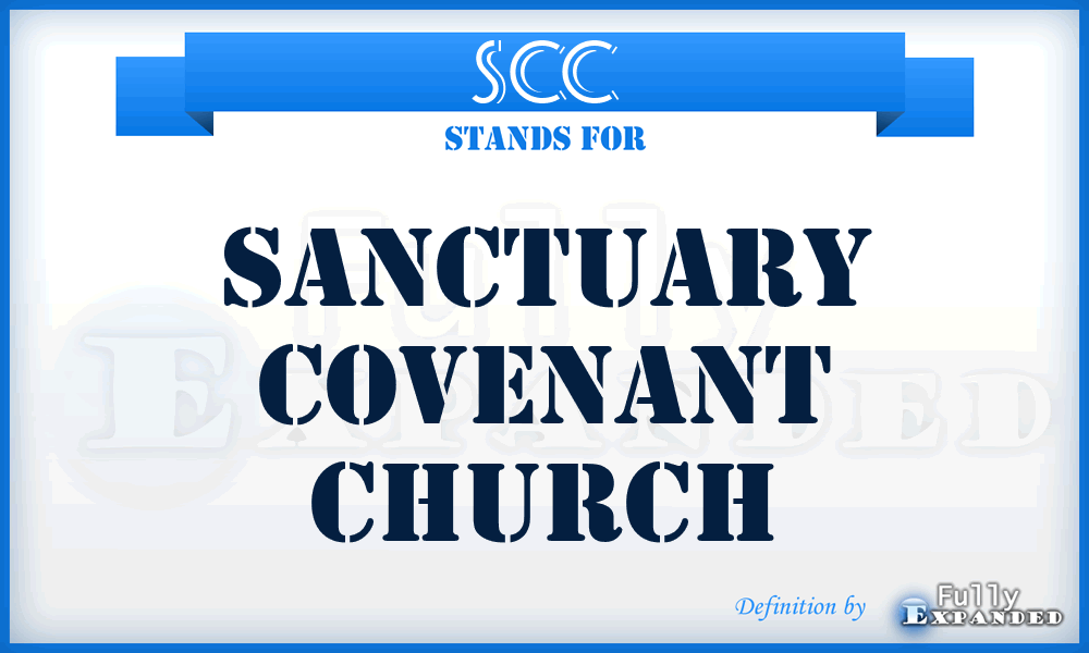 SCC - Sanctuary Covenant Church