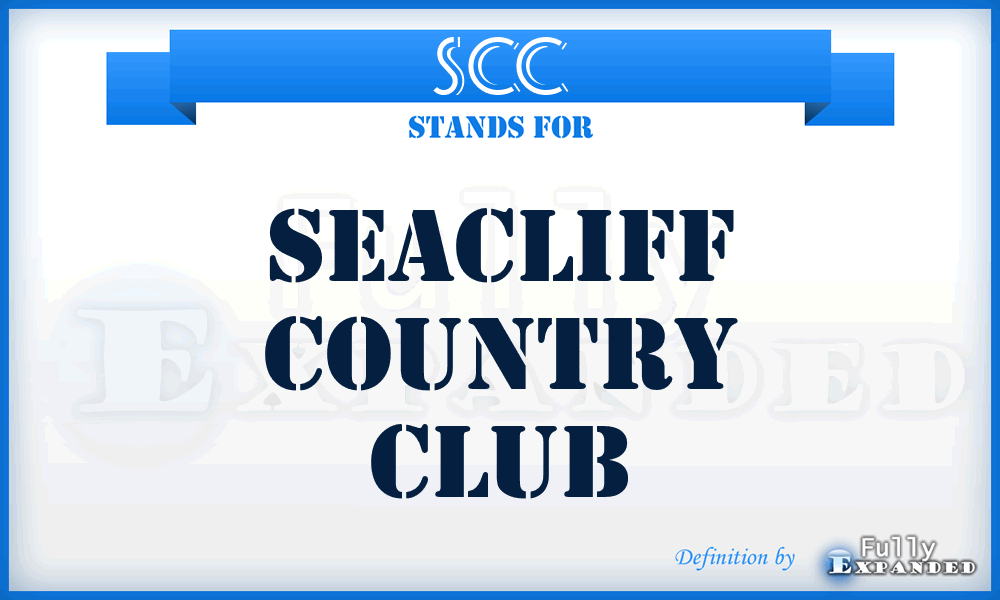 SCC - Seacliff Country Club