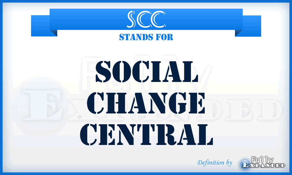 SCC - Social Change Central