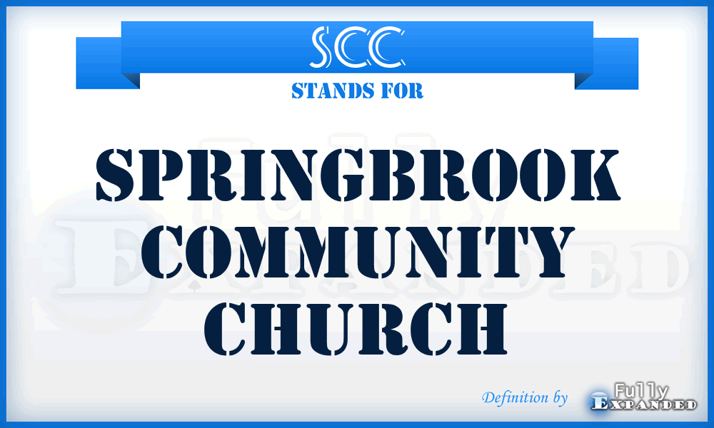 SCC - Springbrook Community Church