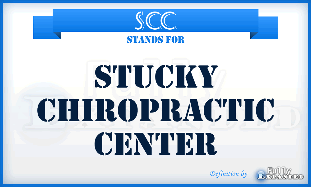 SCC - Stucky Chiropractic Center