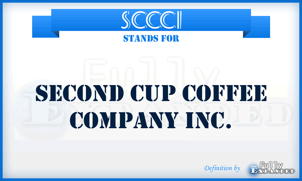 SCCCI - Second Cup Coffee Company Inc.