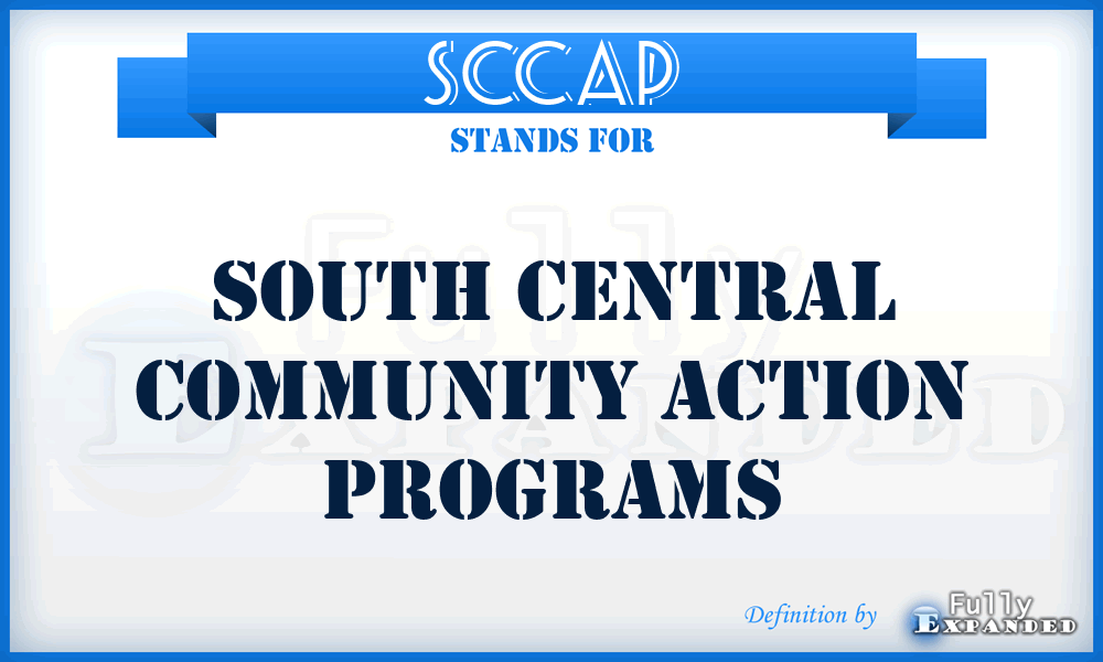 SCCAP - South Central Community Action Programs