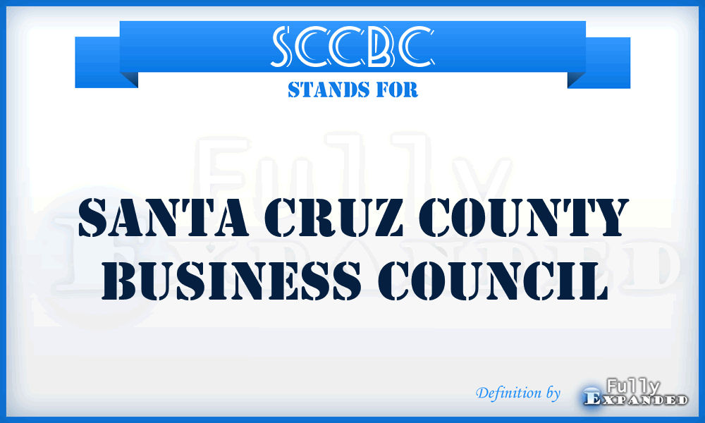 SCCBC - Santa Cruz County Business Council