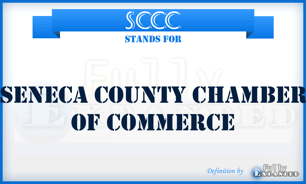 SCCC - Seneca County Chamber of Commerce