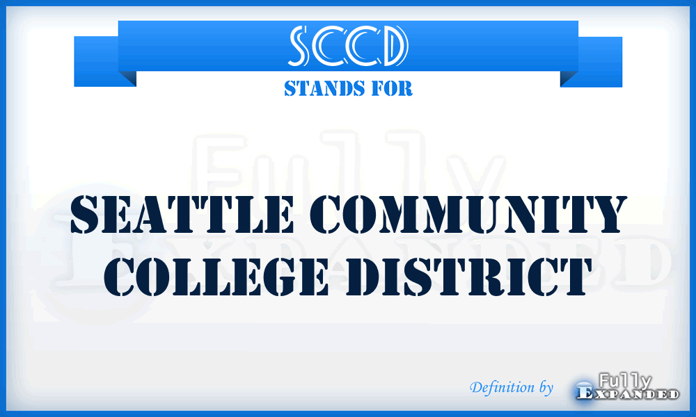 SCCD - Seattle Community College District
