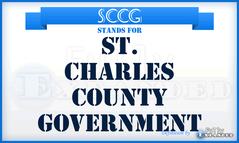 SCCG - St. Charles County Government