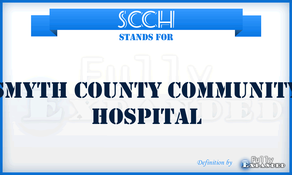 SCCH - Smyth County Community Hospital