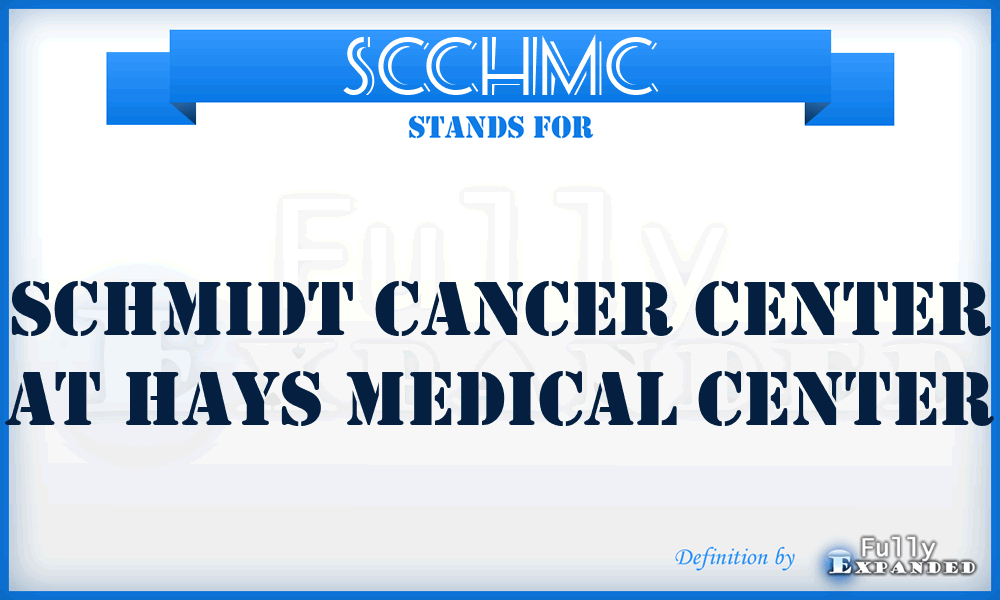 SCCHMC - Schmidt Cancer Center at Hays Medical Center