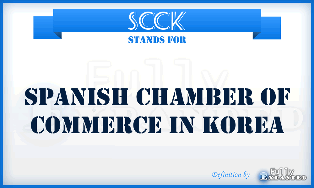 SCCK - Spanish Chamber of Commerce in Korea