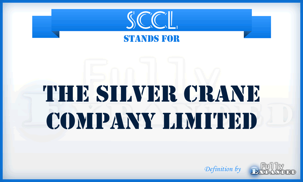 SCCL - The Silver Crane Company Limited