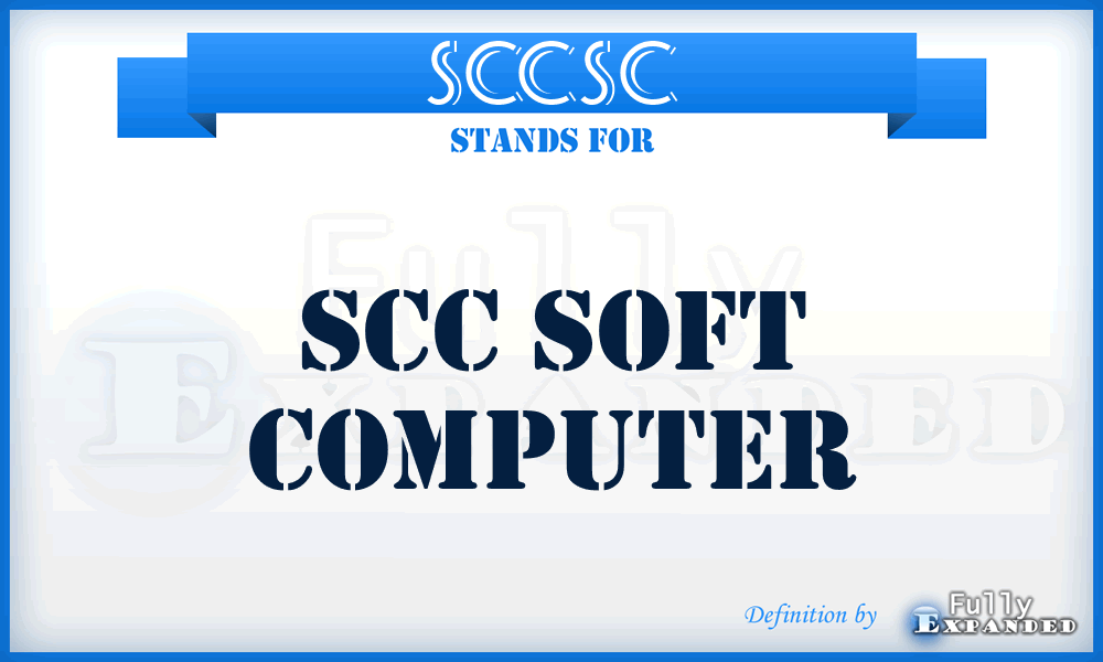 SCCSC - SCC Soft Computer