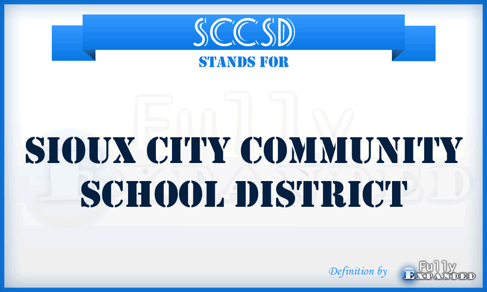 SCCSD - Sioux City Community School District