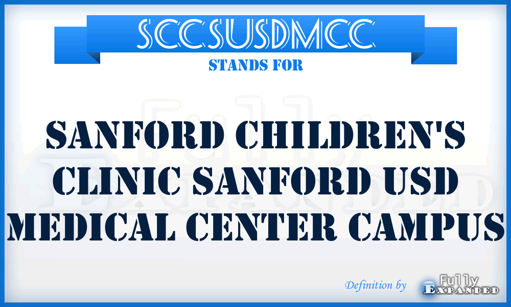 SCCSUSDMCC - Sanford Children's Clinic Sanford USD Medical Center Campus