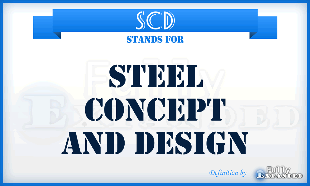 SCD - Steel Concept and Design