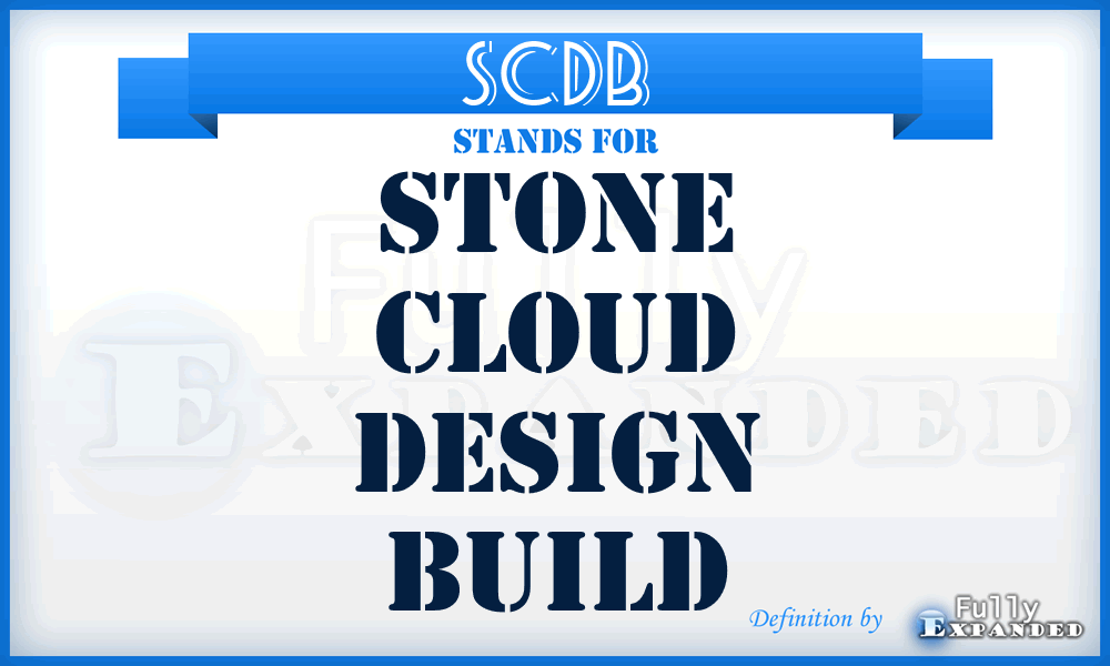 SCDB - Stone Cloud Design Build