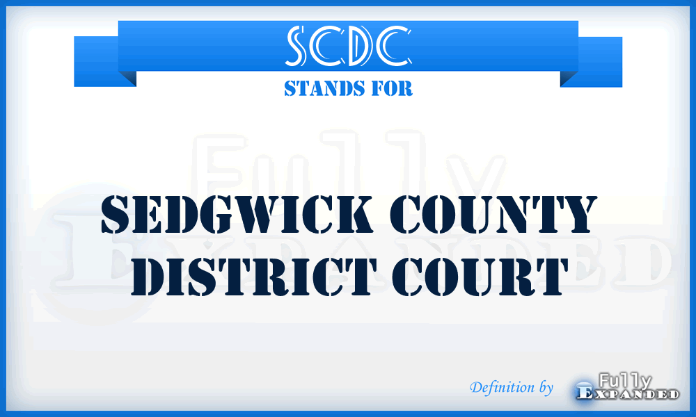 SCDC - Sedgwick County District Court