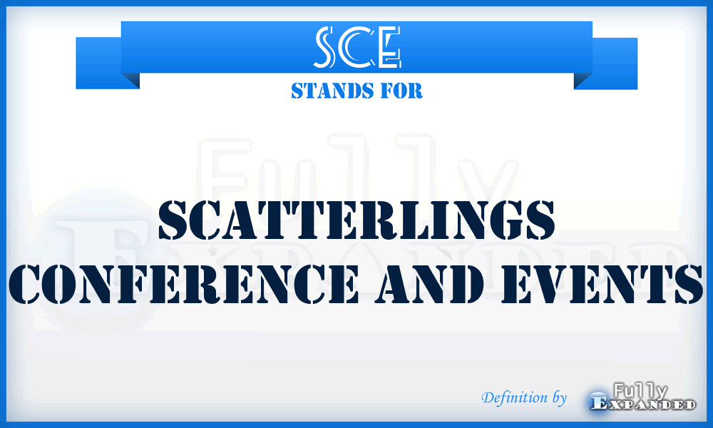 SCE - Scatterlings Conference and Events