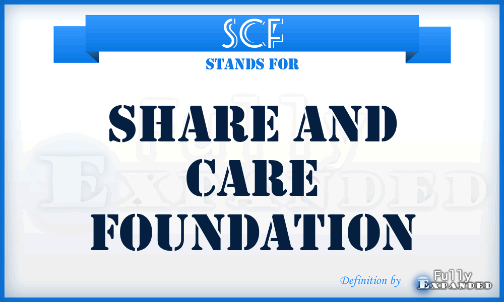 SCF - Share and Care Foundation