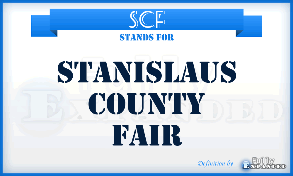SCF - Stanislaus County Fair