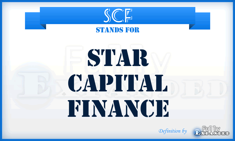 SCF - Star Capital Finance