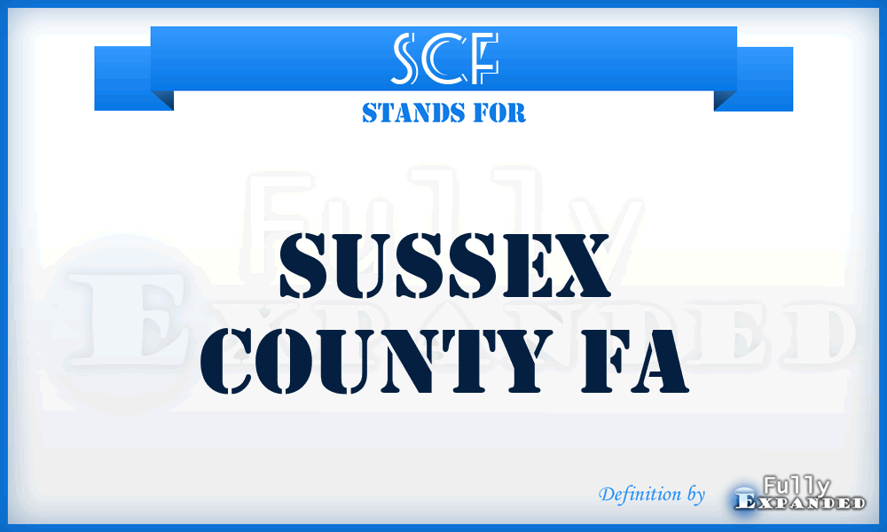 SCF - Sussex County Fa