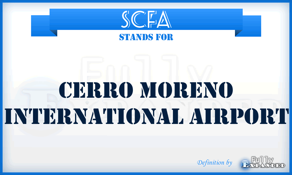 SCFA - Cerro Moreno International airport