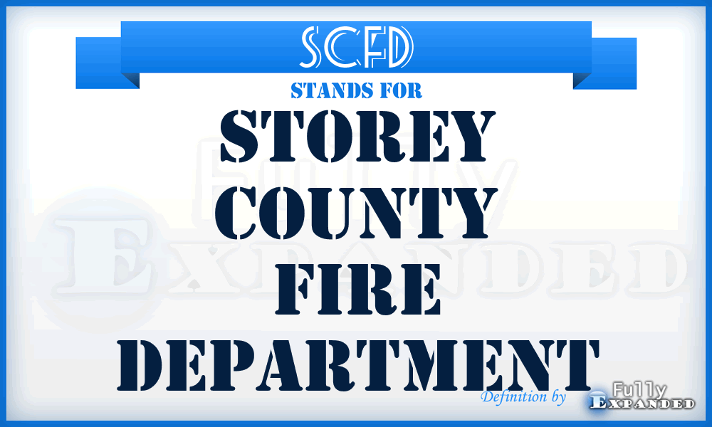 SCFD - Storey County Fire Department