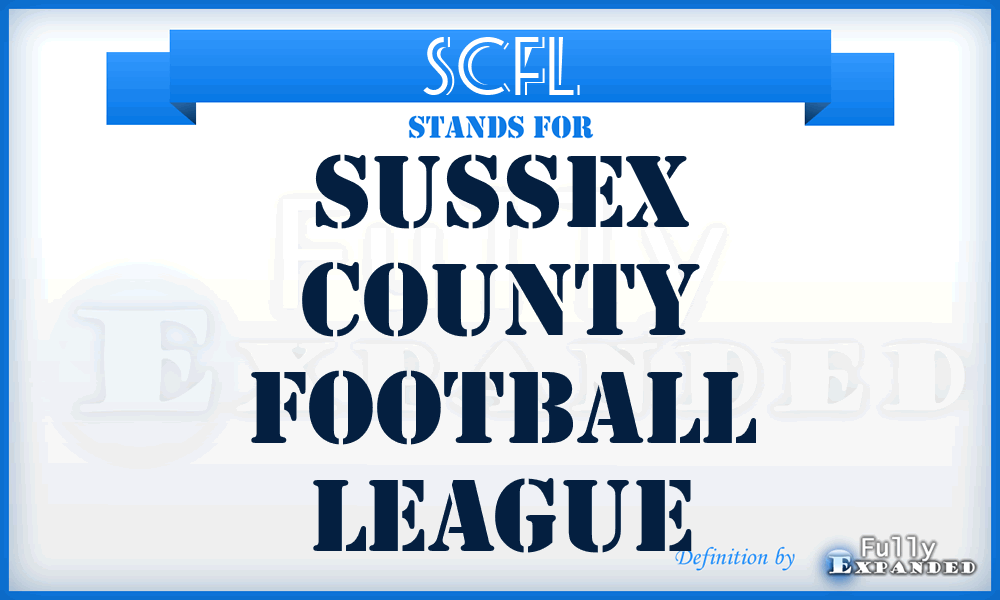 SCFL - Sussex County Football League