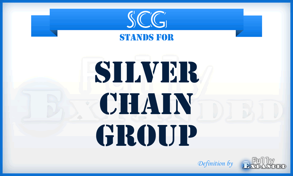 SCG - Silver Chain Group