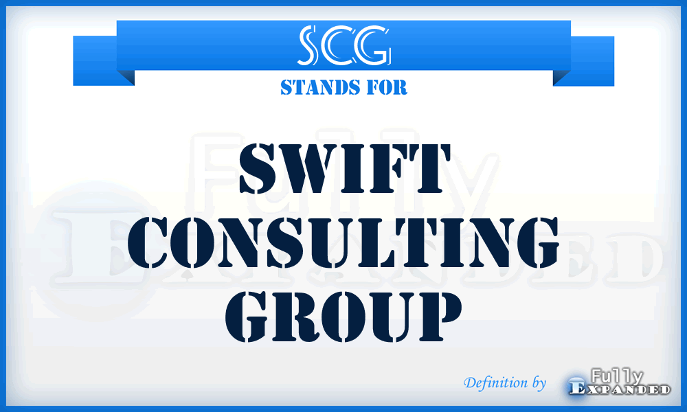 SCG - Swift Consulting Group