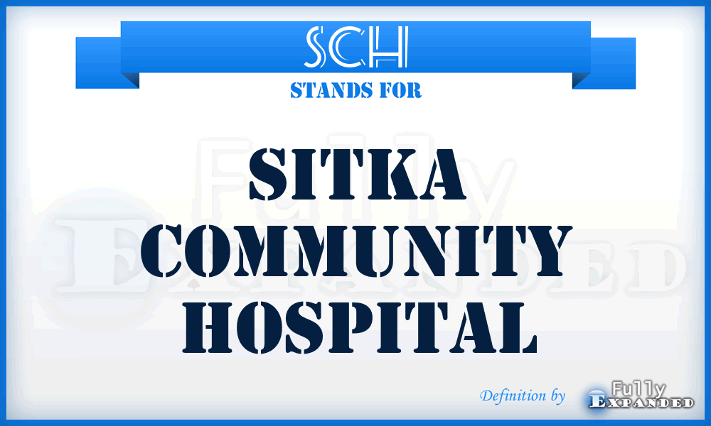 SCH - Sitka Community Hospital