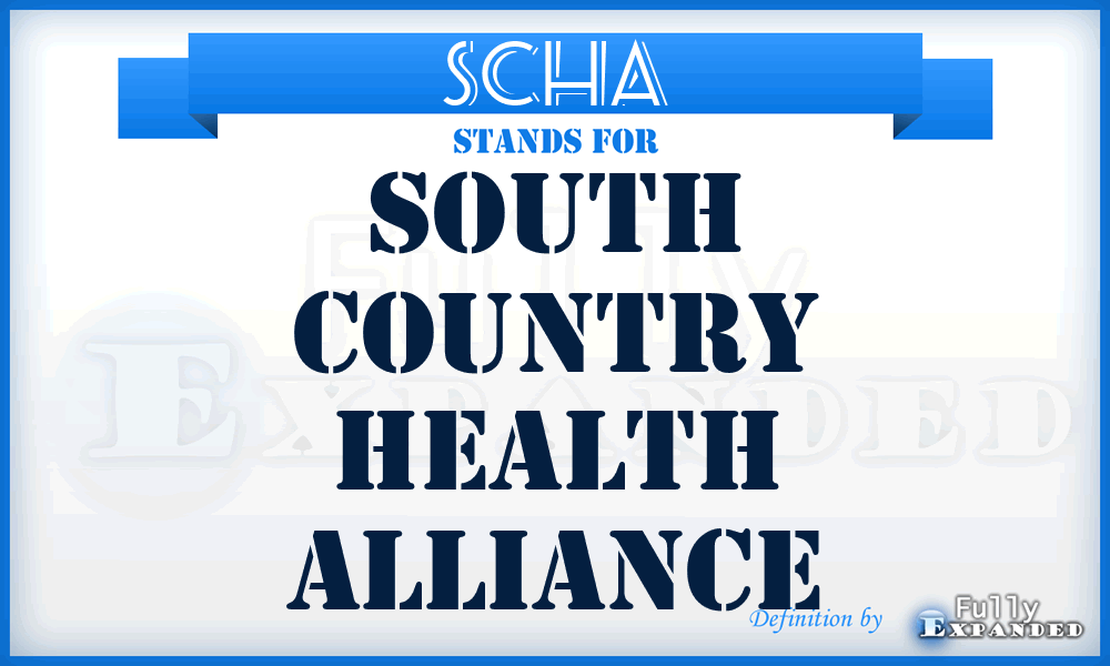 SCHA - South Country Health Alliance