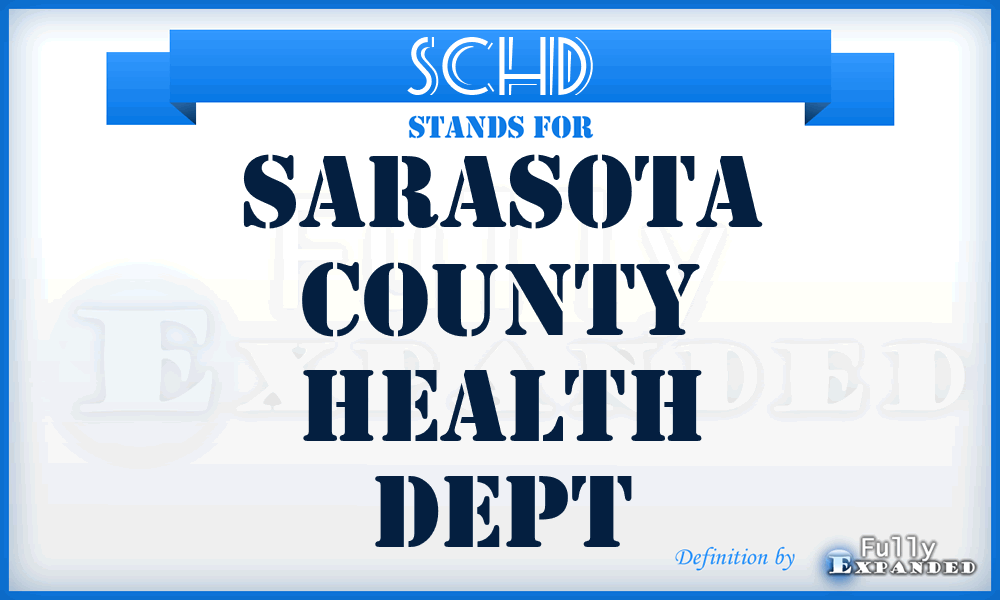 SCHD - Sarasota County Health Dept