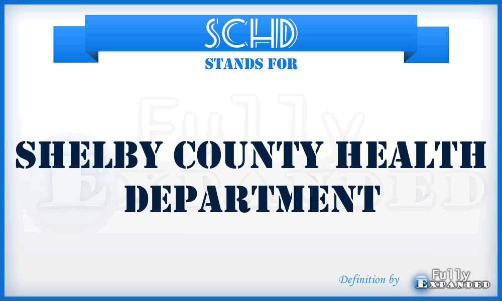 SCHD - Shelby County Health Department