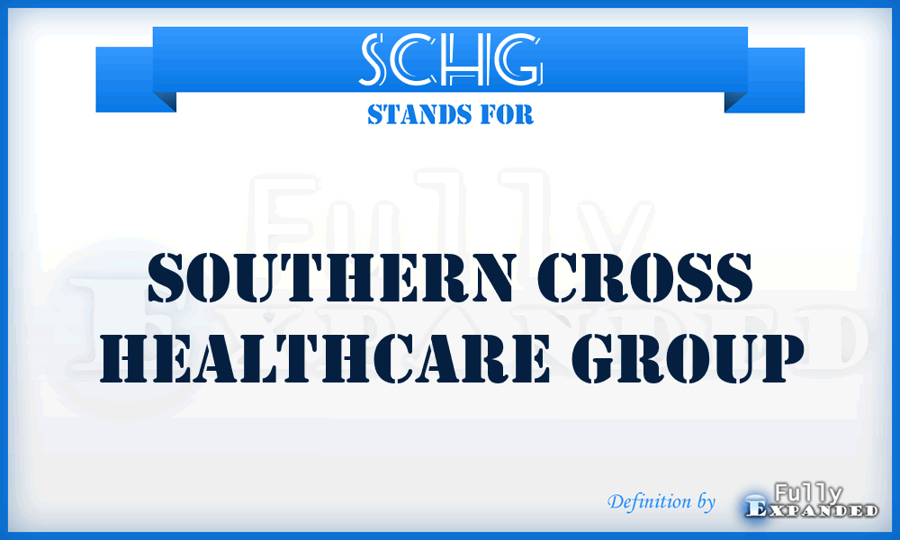 SCHG - Southern Cross Healthcare Group