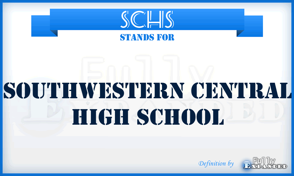 SCHS - Southwestern Central High School