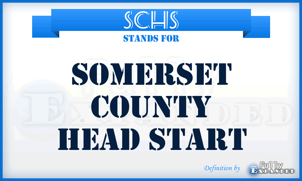 SCHS - Somerset County Head Start