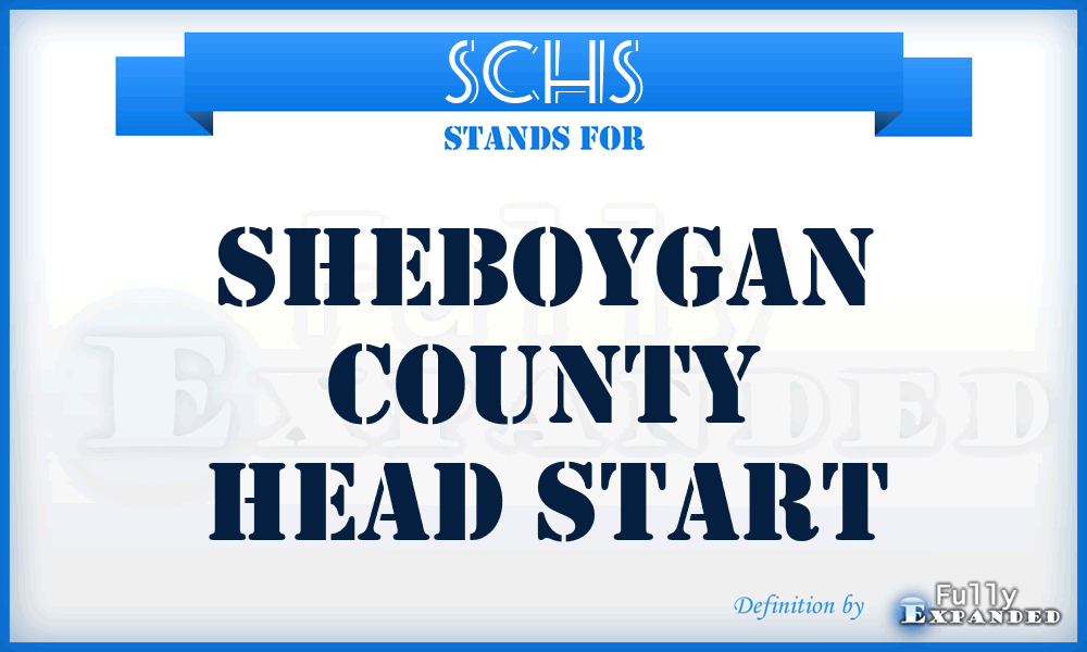 SCHS - Sheboygan County Head Start