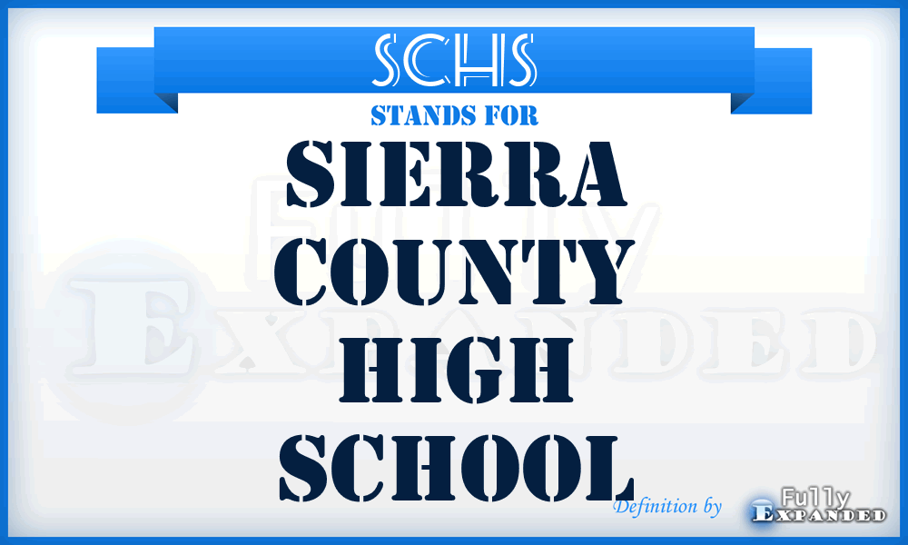 SCHS - Sierra County High School