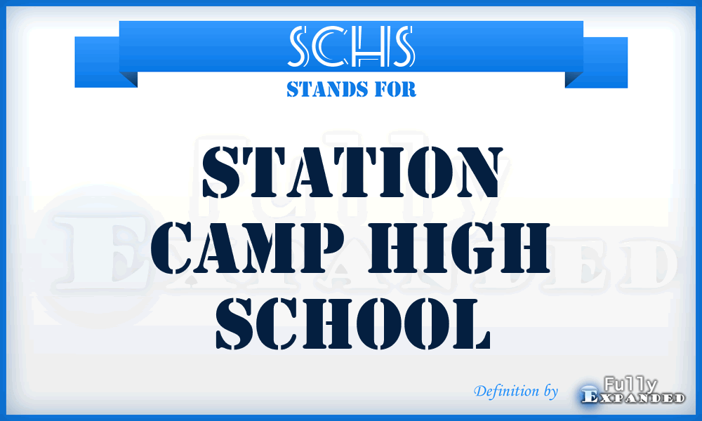 SCHS - Station Camp High School