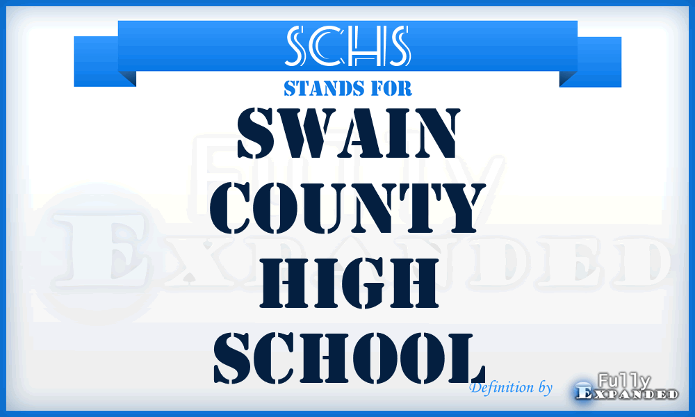 SCHS - Swain County High School