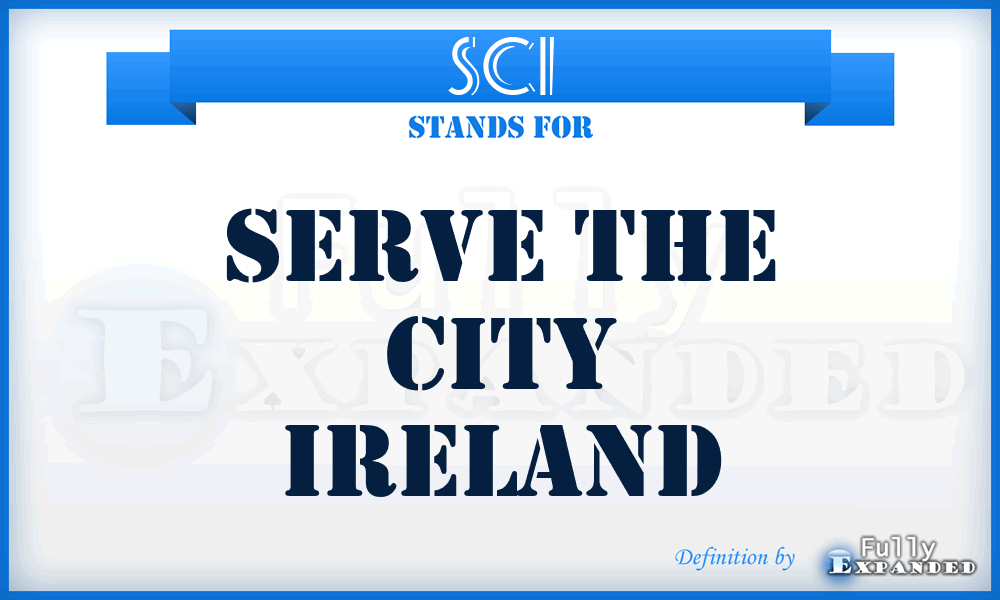 SCI - Serve the City Ireland