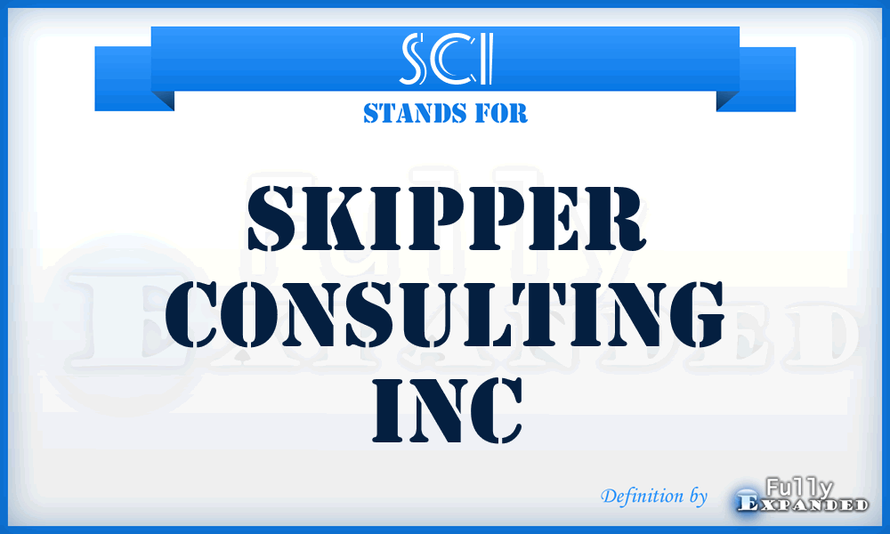 SCI - Skipper Consulting Inc