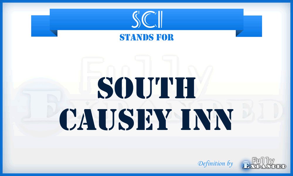 SCI - South Causey Inn