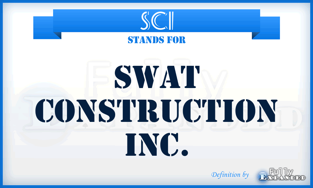 SCI - Swat Construction Inc.